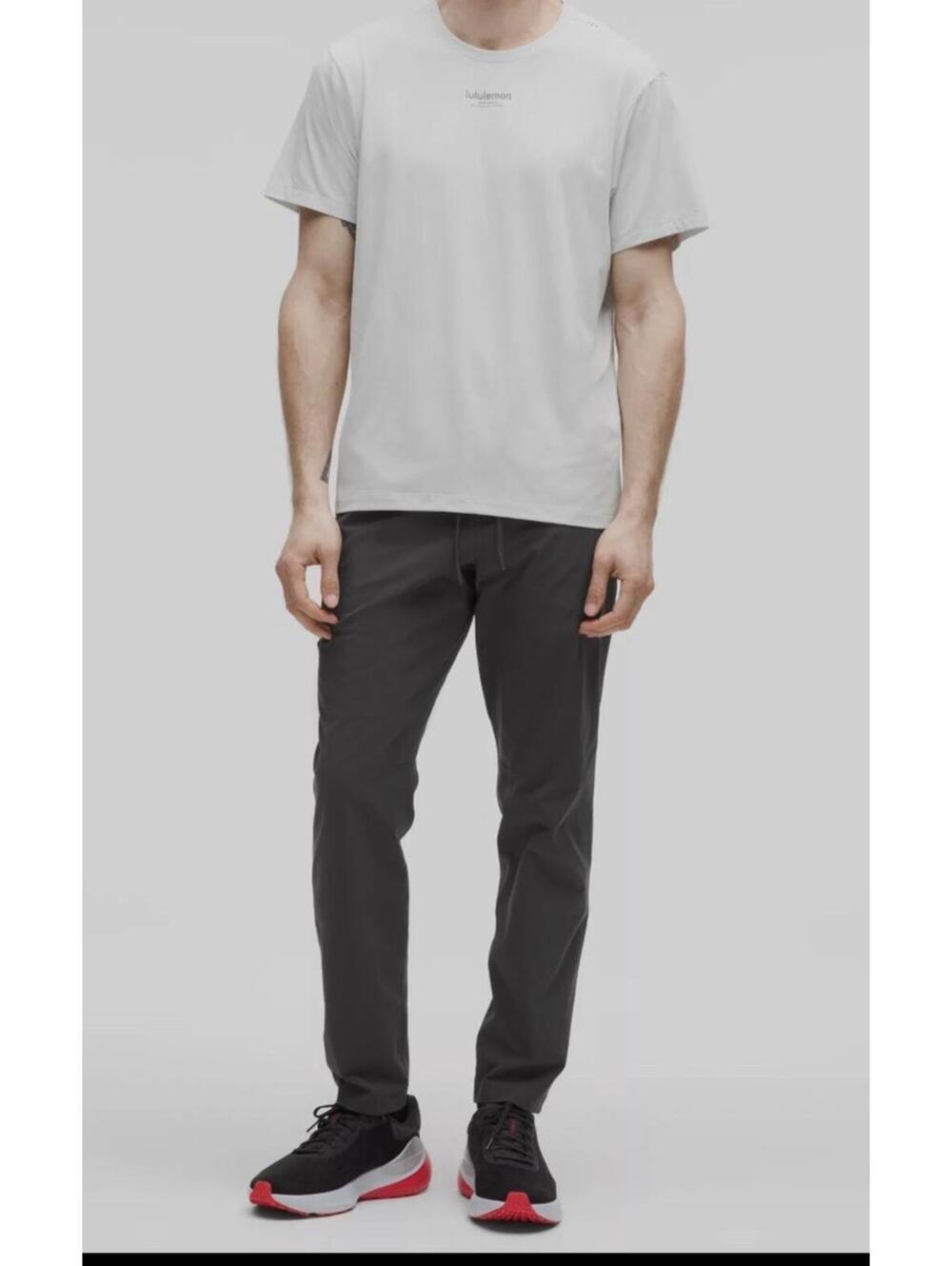 NWT Lululemon Zeroed In Slim-Fit Pant Tall Men's Large Color Graphite Grey